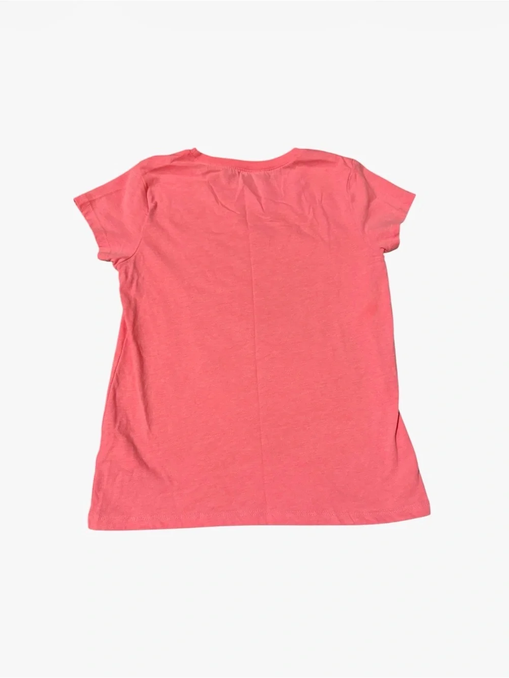 Pink Short Sleeve Tee with Ice Cream Cat Halloween Graphic
